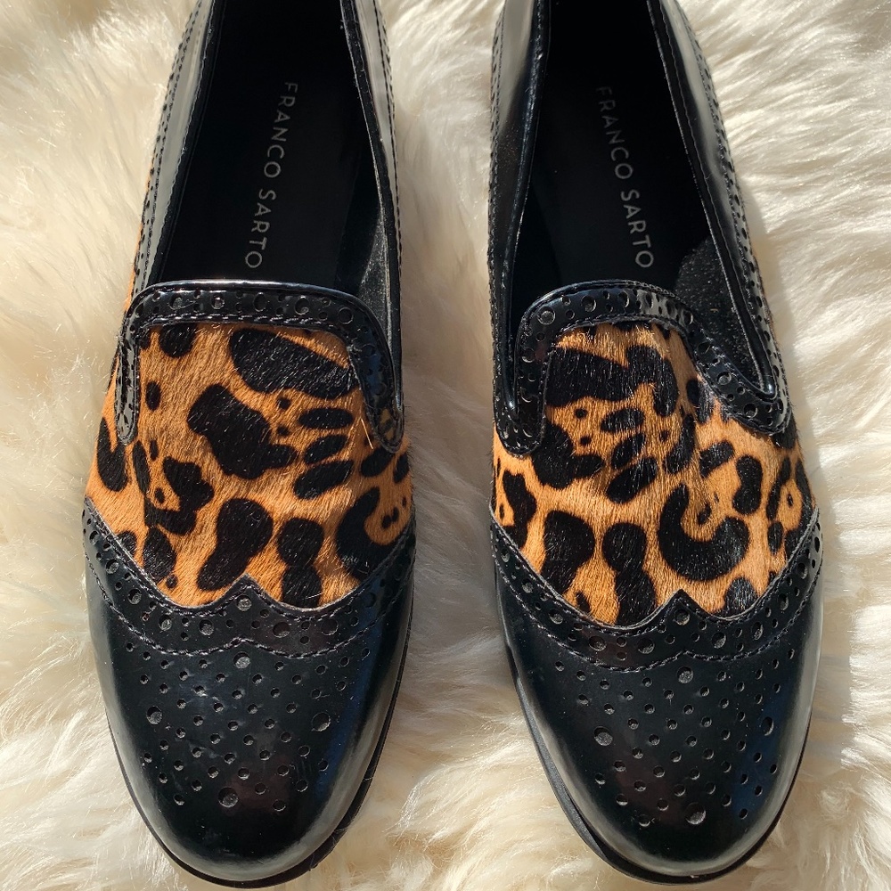 Franco Sarto Genuine Calf Hair Loafer NWOT